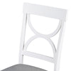 TOPMAX 6-Piece Wood Dining Table Set Kitchen Table Set with Upholstered Bench and 4 Dining Chairs, Farmhouse Style,Gray+White (old sku: SP000003AAK)