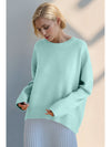 Basic Bae Round Neck Dropped Shoulder Sweater