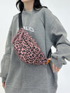 Leopard Nylon Crossbody Bag