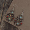 Acrylic Letter Teardrop Shape Earrings - Cocoa Yacht Club