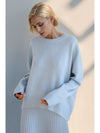 Basic Bae Round Neck Dropped Shoulder Sweater