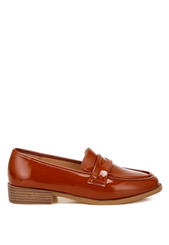 Mogul Penny Strap Detail Loafers