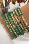 Vineyard Green St Patrick's Multi Layered Beaded Bracelet Set