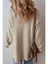 Pocketed Button Up Long Sleeve Cardigan