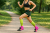 Athletic Long Socks 6 Pair Sizes 9-11 Gel Cushion, Compression 5-10 Women's