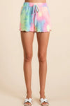 BiBi Tie Dye French Terry Top and Shorts Set