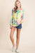 BiBi Tie Dye Terry Hoodie with Kangaroo Pocket