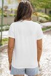 White Hey Batter Swing Game Day Graphic Tee