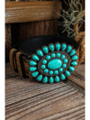 Light Blue Boho Turquoise Decor Wide Belt