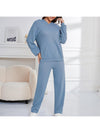 Dropped Shoulder Long Sleeve Hoodie and Pants Set