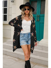 Angel Wings Star Open Front Long Sleeve Cardigan