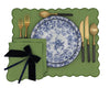Bombay Blue Starter Plate - Set of 4