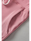 Fushia Drawstring Drop Waist Pocketed Joggers