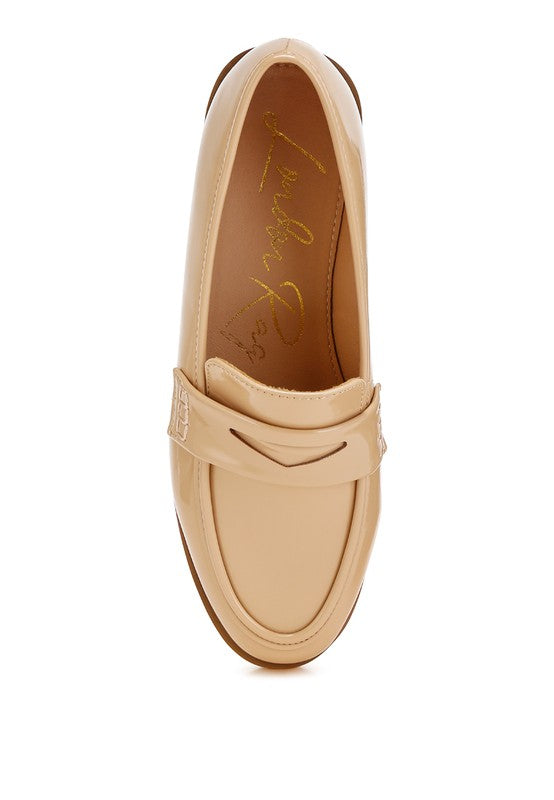 Mogul Penny Strap Detail Loafers