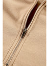 Smoke Green Half Zipper Kangaroo Pockets Drop Shoulder Hoodie