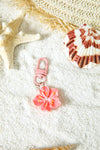 Rose Red Flower Pendant Keychain