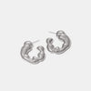 Stainless Steel C-Hoop Earrings - Cocoa Yacht Club