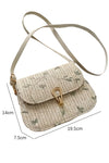 Jet Stream Delicate Weave Detail One Shoulder Bag