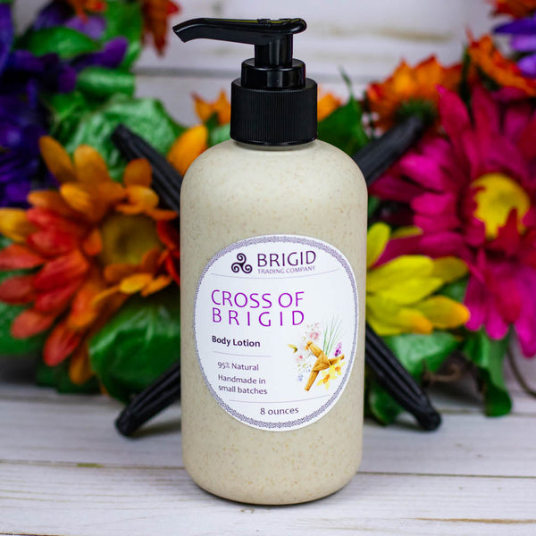 Cross of Brigid Natural Body Lotion - Heather, Rose, Narcissus, and Vetiver