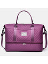 Diamond Grid Oxford Cloth Oversize Travel Bag