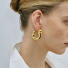 Stainless Steel C-Hoop Earrings - Cocoa Yacht Club