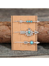 3 PCS/Set Artificial Turquoise Hair Pins