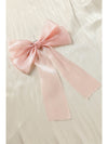 Apricot Pink Butterfly Bowknot Hair Clip