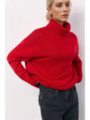 Basic Bae Turtleneck Long Sleeve Dropped Shoulder Sweater