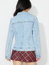 Button Up Long Sleeve Denim Shacket