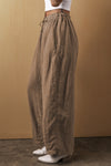 Drawstring Wide Leg Pants - Cocoa Yacht Club