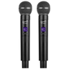 Supersonic VHF Dual Fixed Channel Professional Wireless Microphone with Carry Case