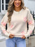  Angel Wings Round Neck Long Sleeve Sweater.