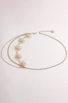 Gold Sun Multi Layered Chain Waist Belt