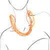 Celosia Coral Torsade Necklace