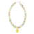 Chartruese Green Lemon Jade Statement Necklace