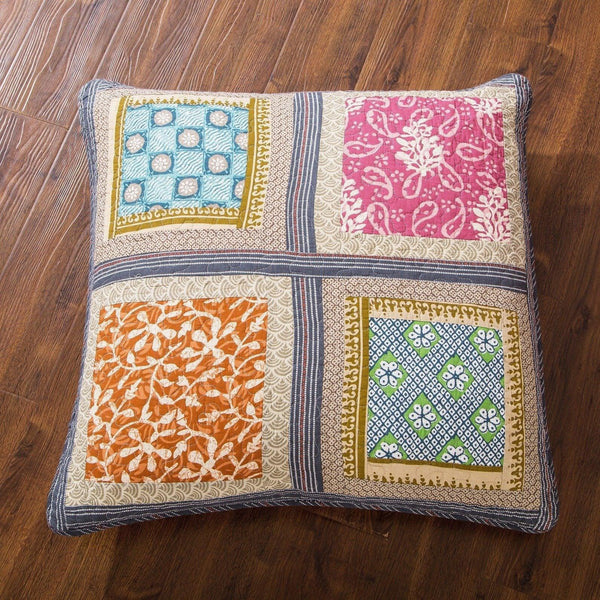 Bohemian Gallery of Roses Square Pillow Accent Euro Sham - 26" x 26" (JHW-546-EURO)