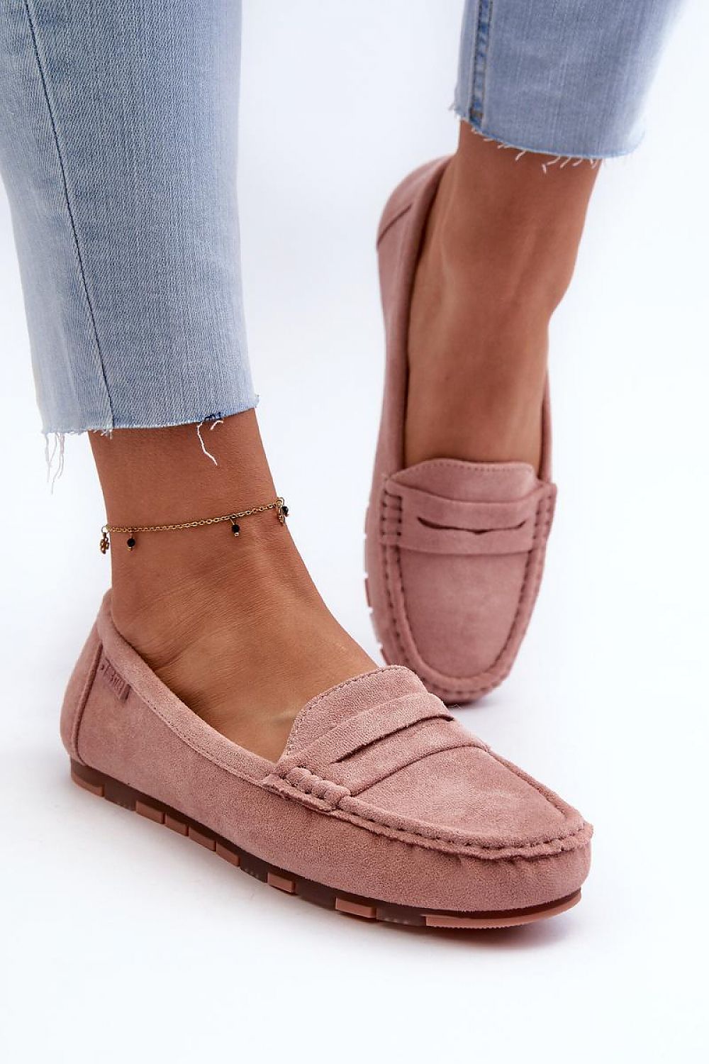 Suede Penny Loafers