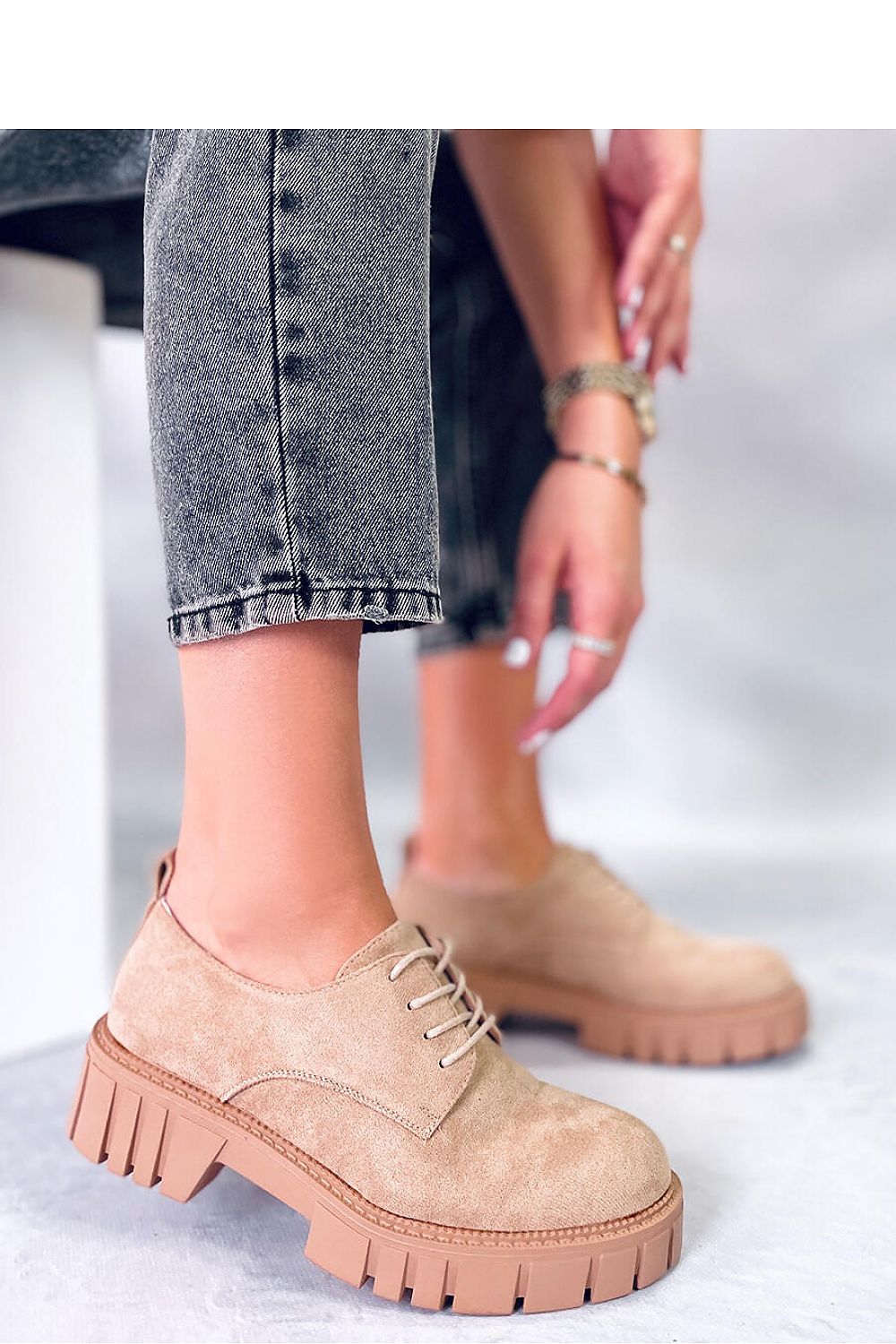 Lace-Up Suede Shoes