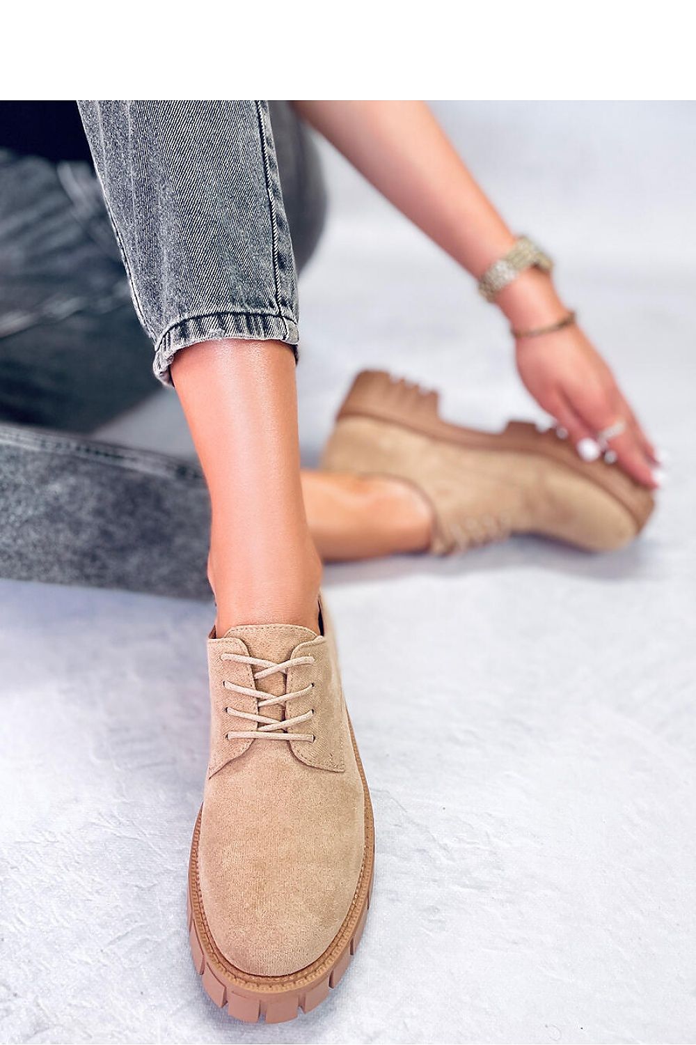 Lace-Up Suede Shoes