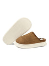 Chestnut Thick Sole Plush Lined Home Slippers