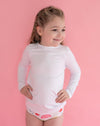 Rash Guard Long Sleeve in White