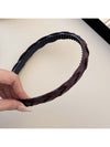 PU Leather Braided Hair Headband