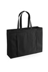 Black Canvas Large Tote Yoga Mat Bag