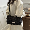 Bubble Texture Adjustable Strap Crossbody Bag