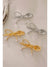 Gold Bow Knot Pearl Decor Plated Alloy Hair Clip