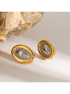 18K Gold-Plated Stainless Steel Stud Earring