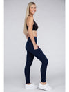 Active Leggings Featuring Concealed Pockets