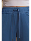 Drawstring Wide Leg Active Pants - Cocoa Yacht Club