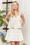 ADORA Ruffled Tiered Crop Top