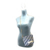 Trotter Blue & White Vintage Silk Scarf Crossbody Bag